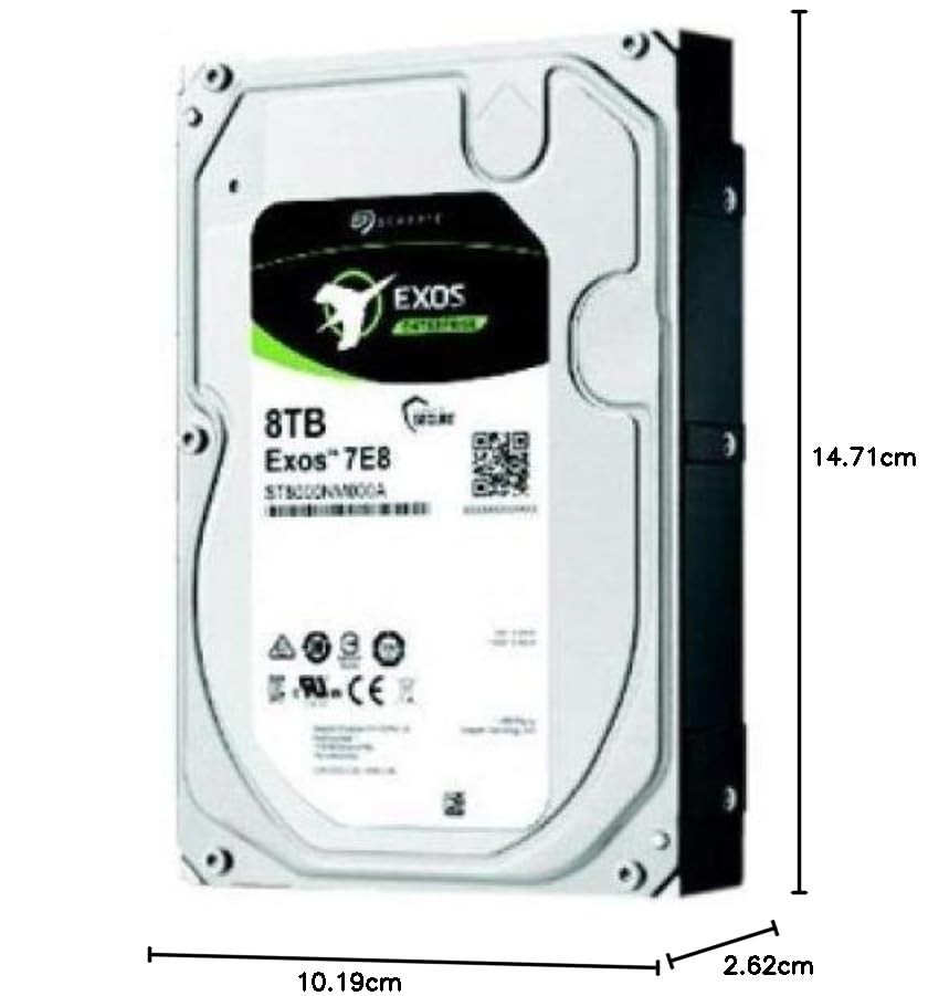 Seagate Exos 7E8, 8 TB, Disco Duro Interno Enterprise Classe, SAS